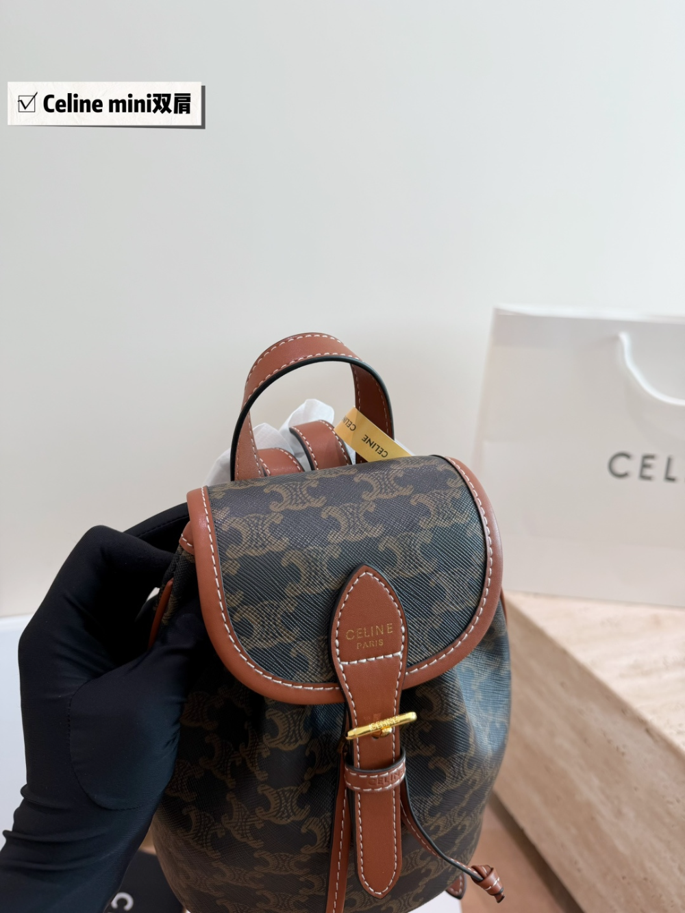 CLEM52 New arrive fashion brown bag for woman hands bag beautiful gift to choose gift 17*21cm