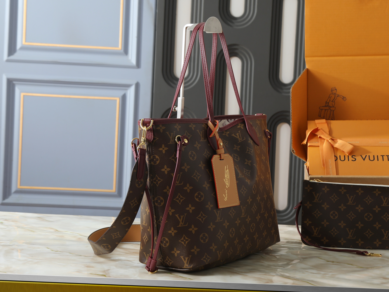 LEM489 New arrive fashion brown bag for woman hands bag beautiful gift to choose gift 31 x 28 x 14cm