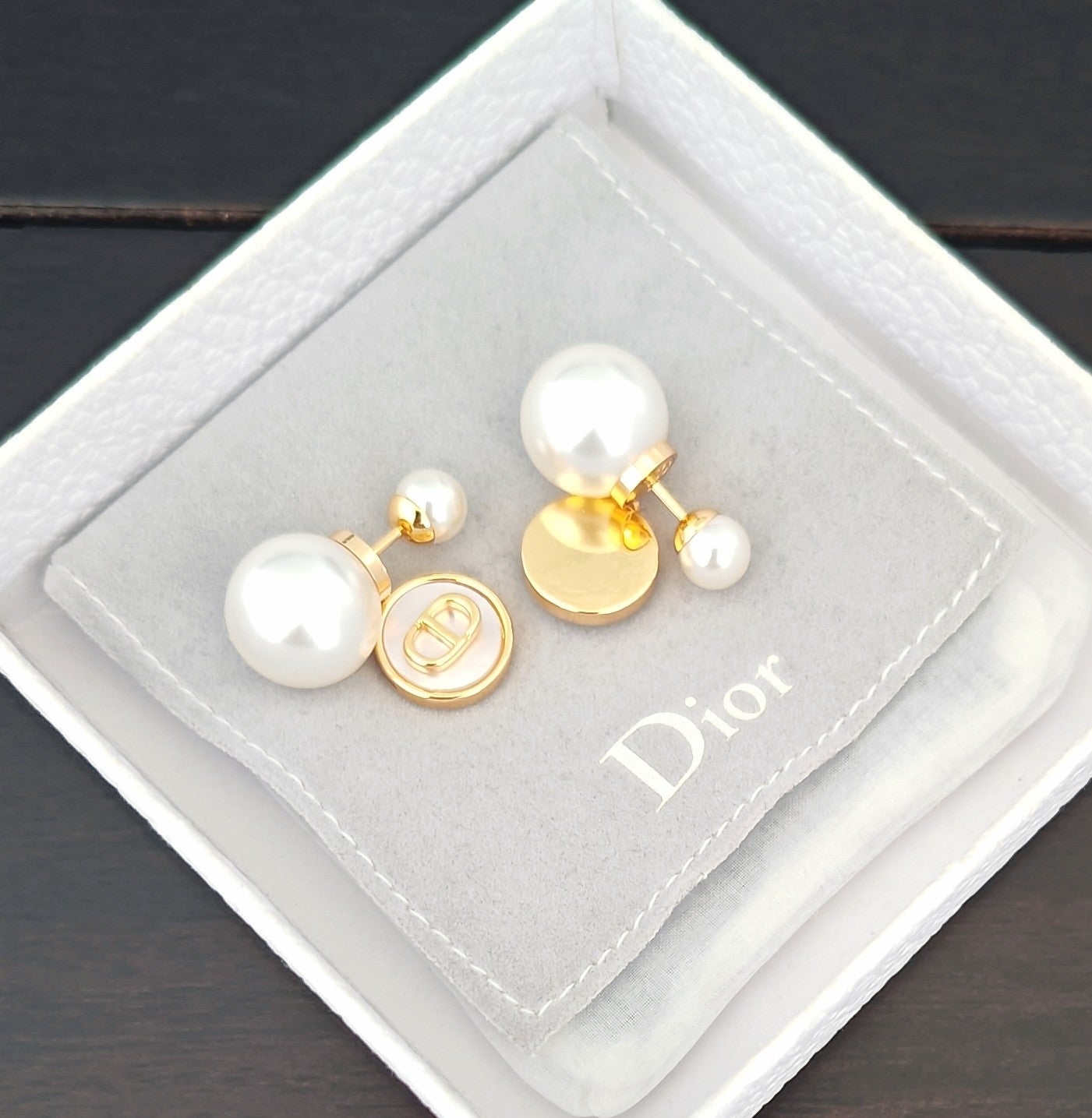 DEM282 New Arrive Fashion Hot Sale with Pearl Earring for Woman 2color Jewelry To Choose Gift
