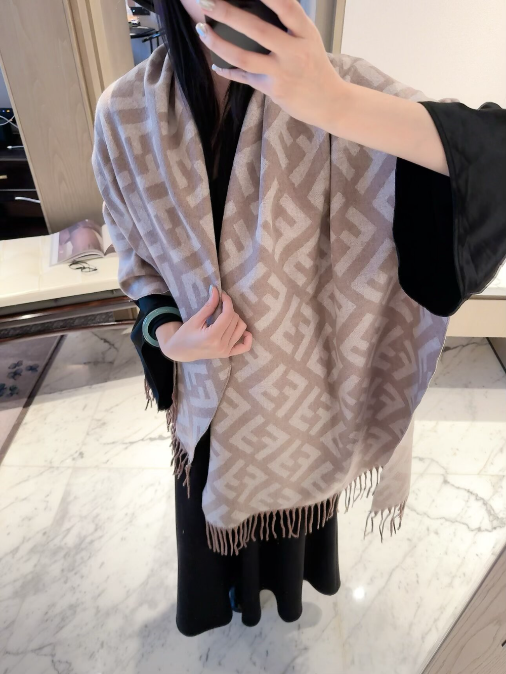 FEM35 new arrive Hot sale brown color fashion beautiful scarf for woman gift to choose 60x180cm