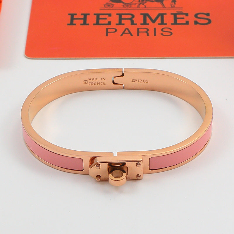 HEM73 mini kell Stainless Steel Wedding gold silver color H bracelet bangle Bague Femme for woman gift