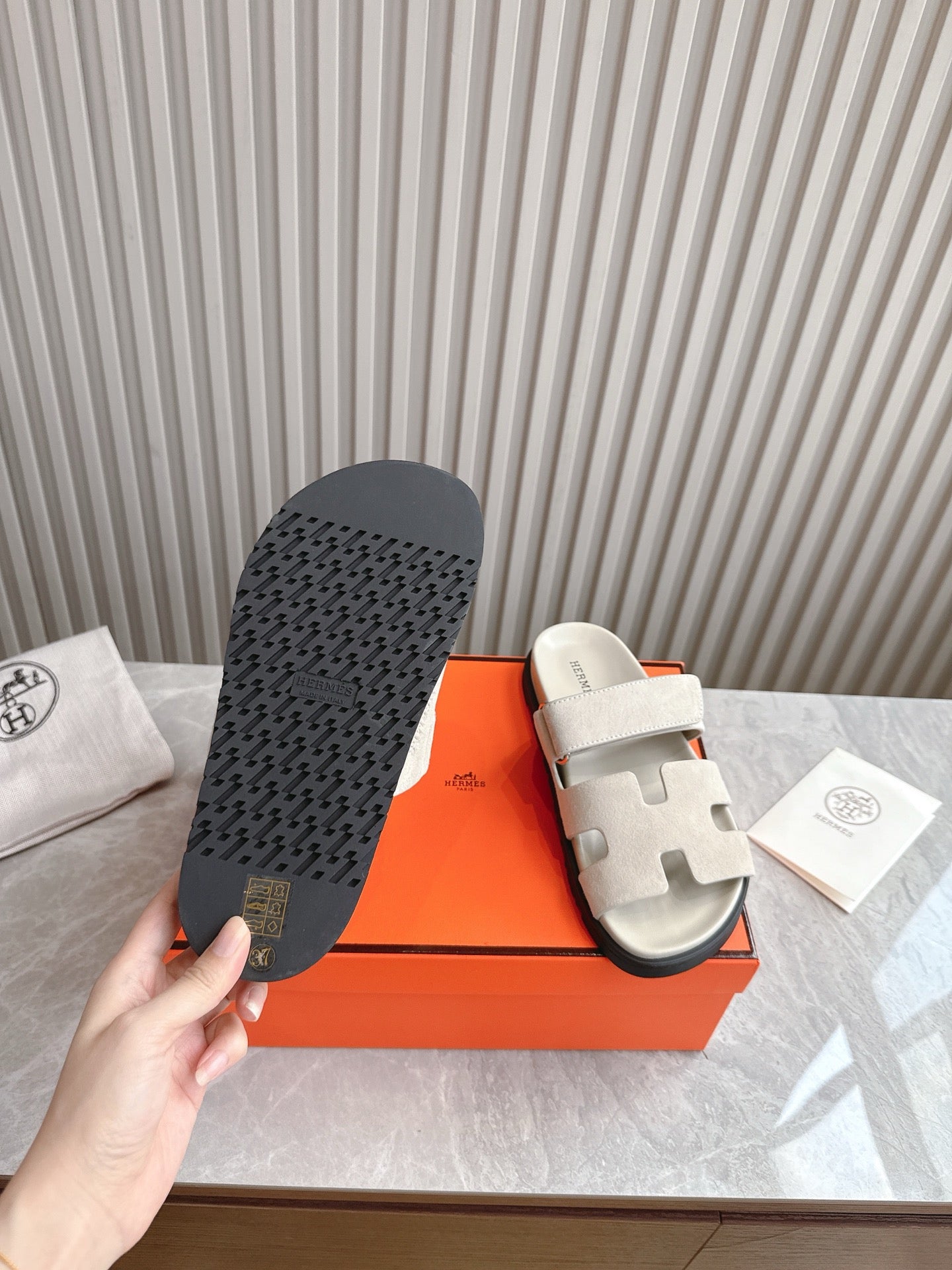 HEM102 Designer women Slippers sandals shoes for women mix color shoes high quality size 35 to 42