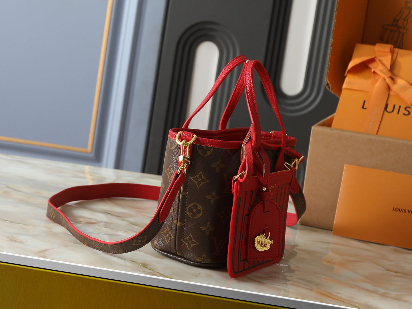 LEM495 New arrive fashion red bag for woman hands bag beautiful gift to choose gift 2 size