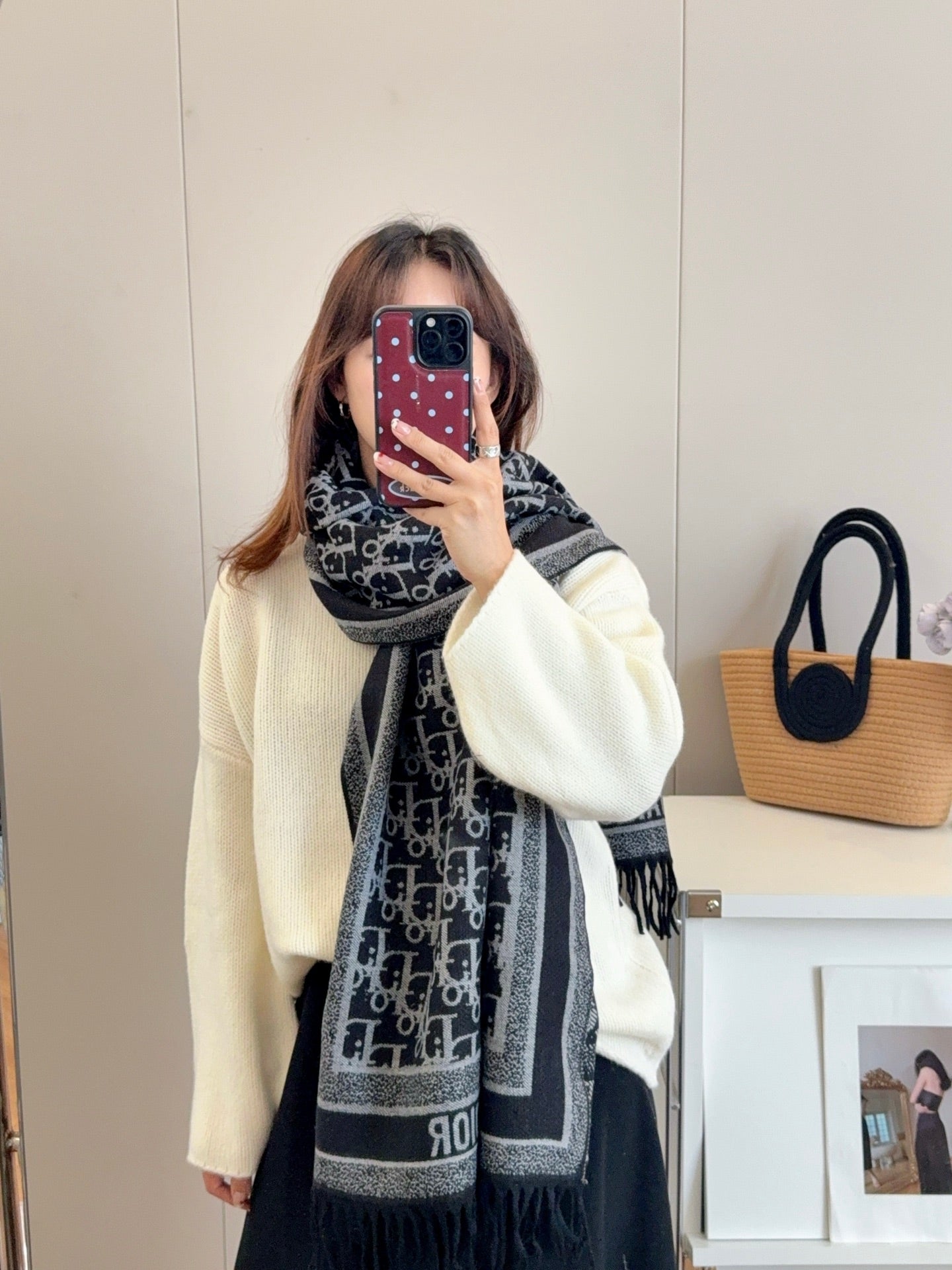 DEM231 Classic Luxury Designer scarf cashmere fringe Designer scarf Scarf shawl blanket Winter for women and men Size 65*180cm