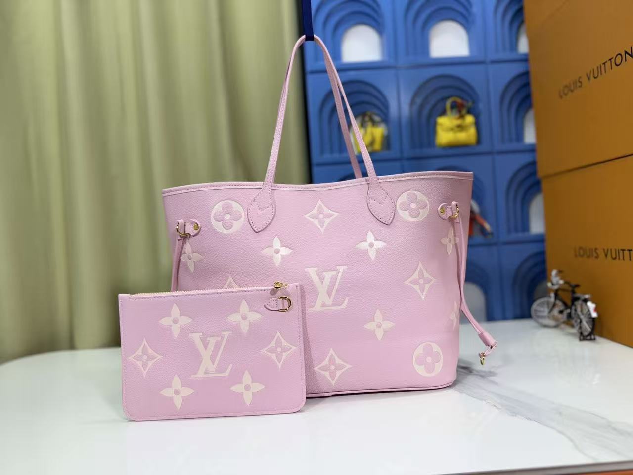 LEM100 New arrive fashion pink color bag for woman beautiful gift to choose gift size to choose 32x29x17cm