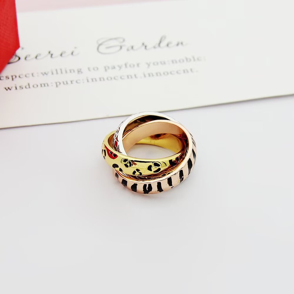 CEM165 Designer For Women love Ring Gold Sliver men rings jewelry with stones