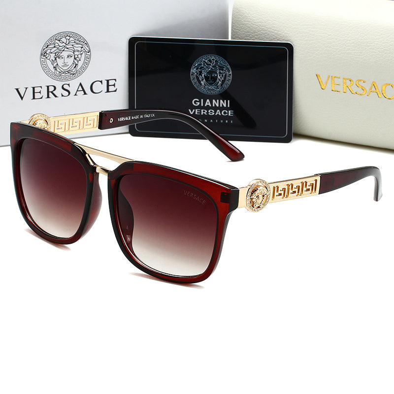 CAEM02 Designers Men Classic Brand Retro women Sunglasses Eyewear Metal Frame Sun Glasses Woman glass lenses aviator sunglasses With box