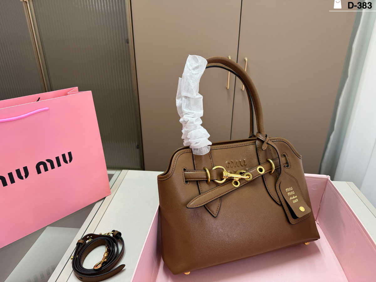 MIU07 New arrive fashion black brown coffee beige bag for woman hands bag beautiful gift to choose gift 30*21cm