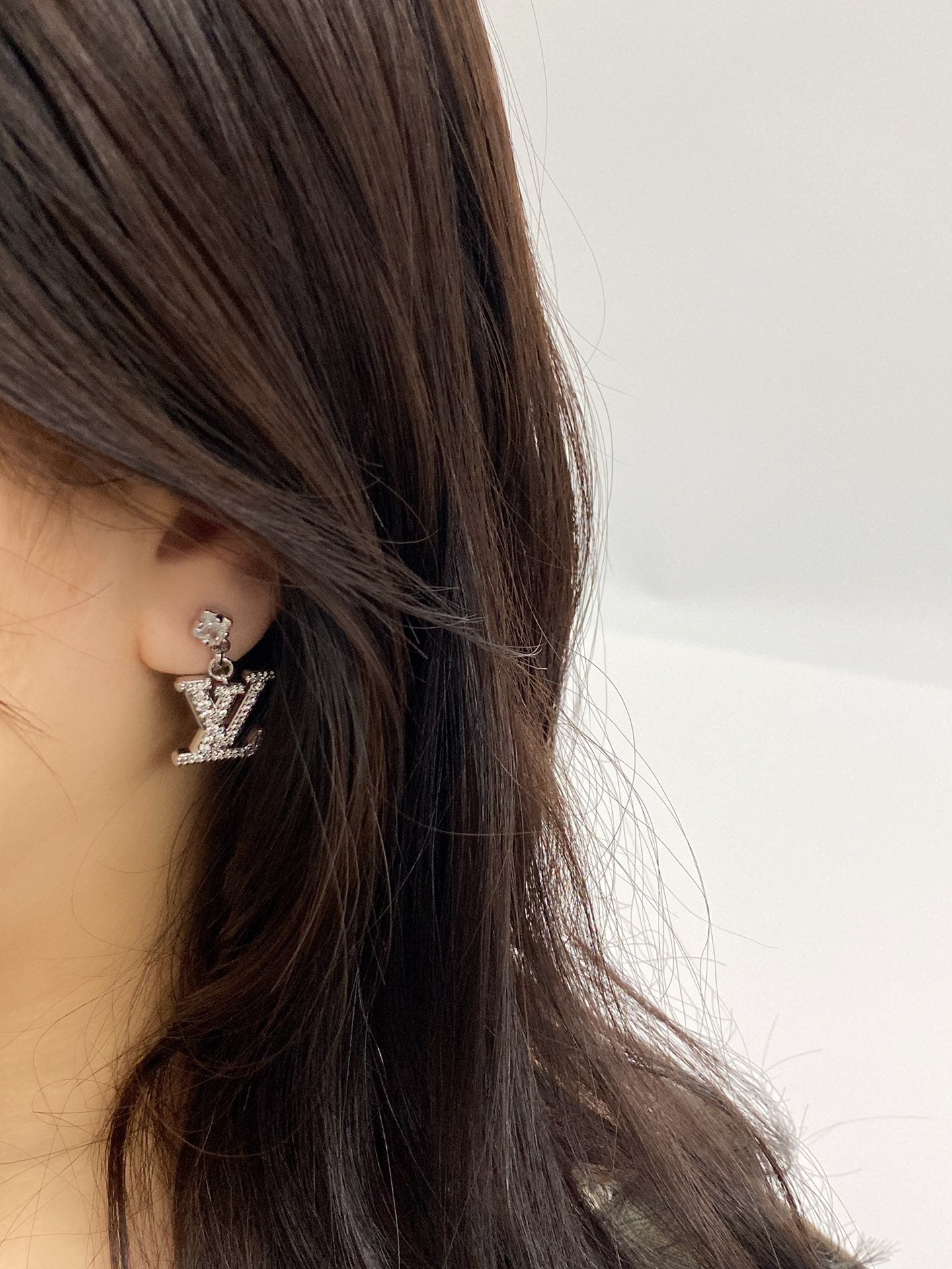 LEM393 New Arrive Fashion Gold Color Full Diamond Earring for Woman Jewelry Beautiful Jewelry To Choose Gift No with Box