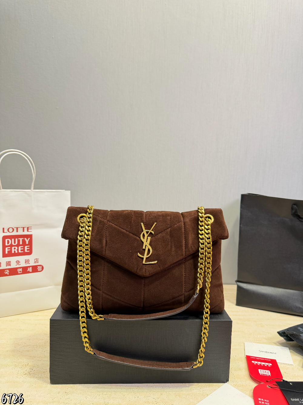 YLEM15 New arrive fashion black caramel brown color bag for woman beautiful gift to choose size 28*17cm