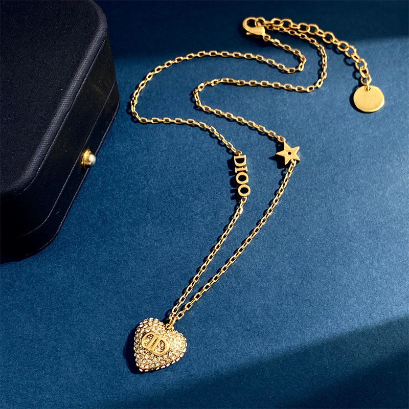 DEM163 Hot sale new arrive fashion gold color necklace for woman jewelry gift to choose