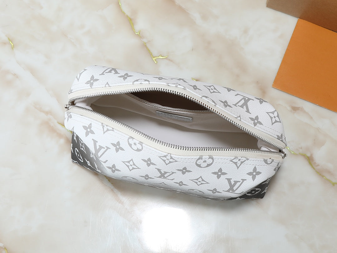 LEM280 Designer Bag Makeup Bag Luxury Cosmetic bag High Quality Women's Handbag Purse Cowhide travel Storage Bag Toiletry Bag Mini Brown vanity bag designer cosmetic bag 27 x 18 x 9cm