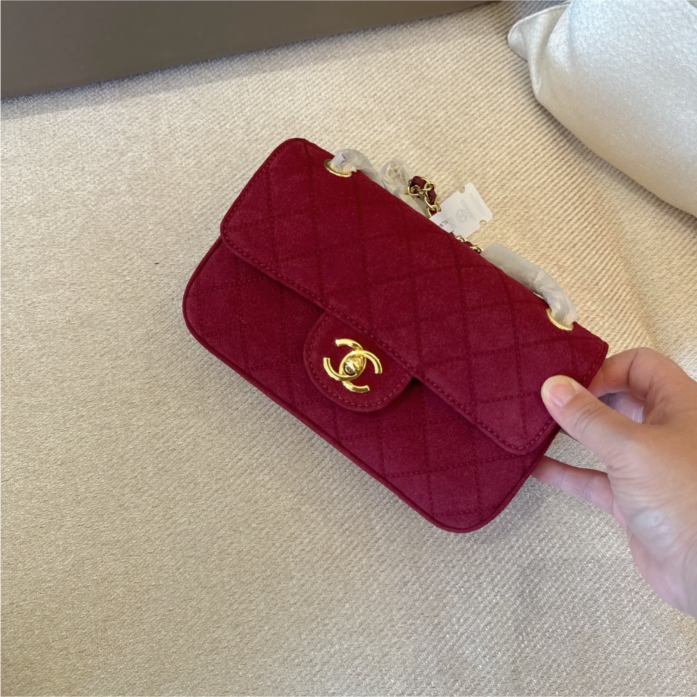 CEM505 New arrive fashion grey red khaki coffee green bag for woman hands bag beautiful gift to choose gift 20cm