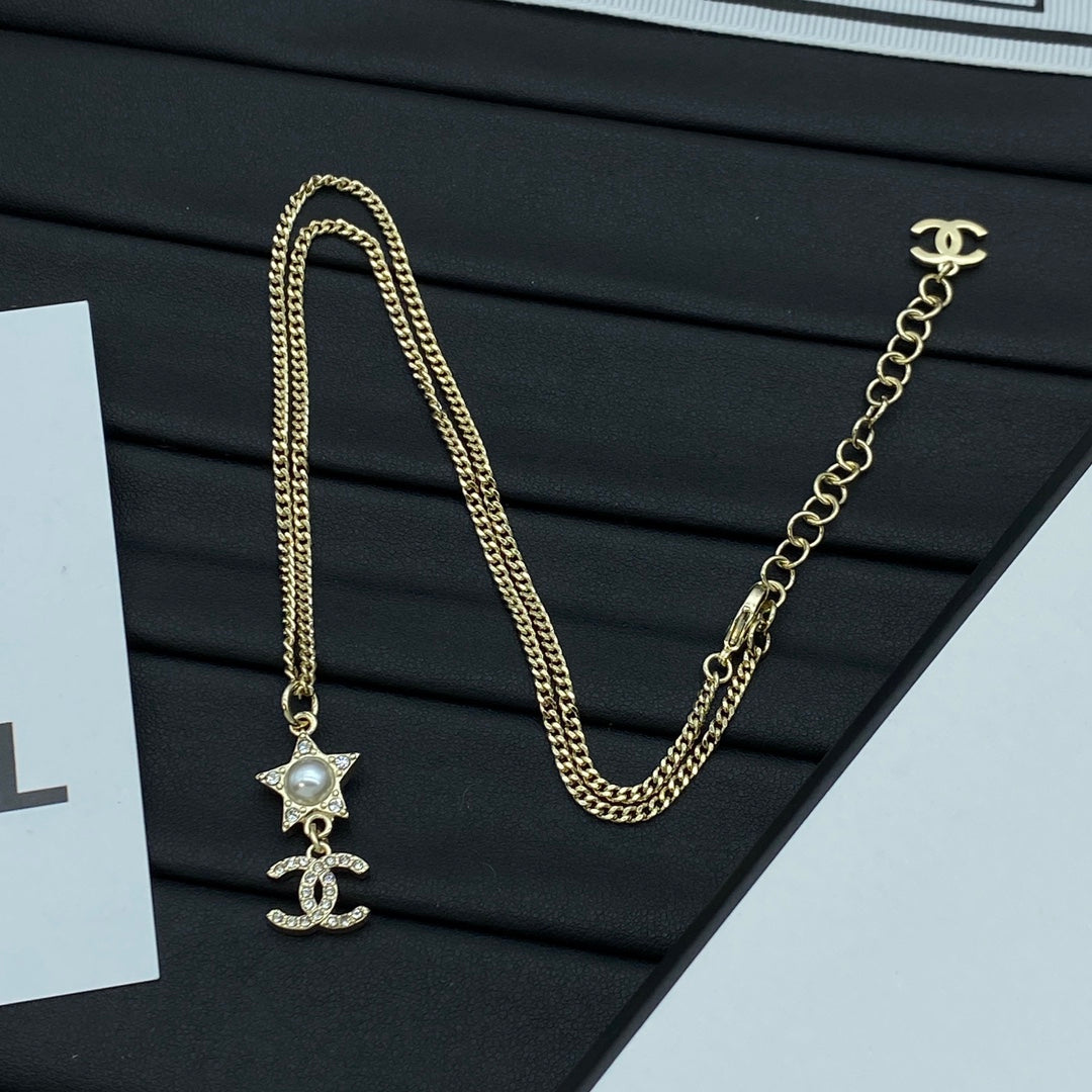 DEM294 New Arrive Fashion Hot Sale with Diamond Pearl Necklace for Woman Jewelry To Choose Gift