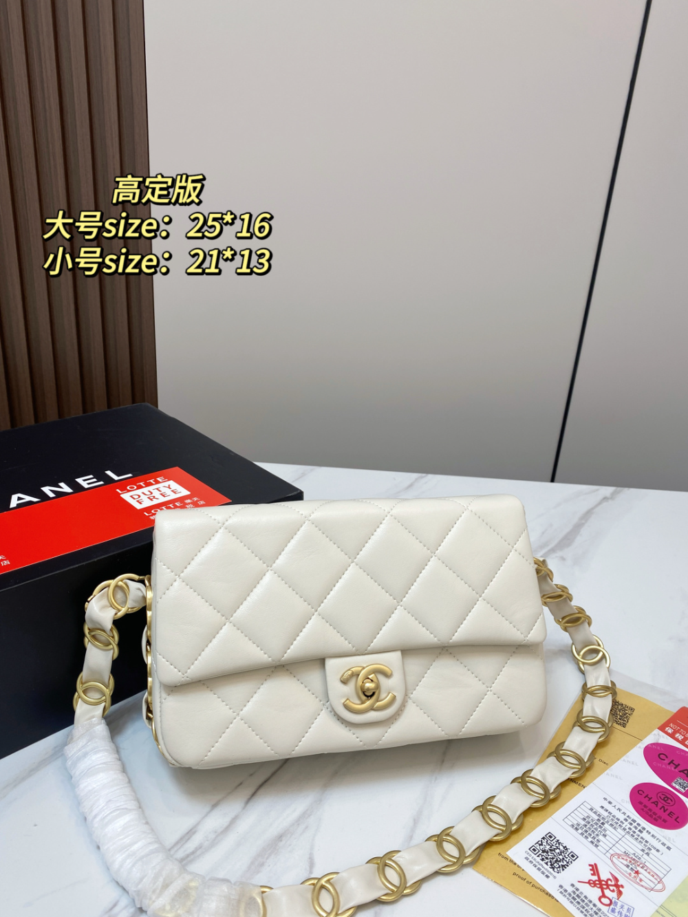 CEM391 New arrive fashion black white red color bag for woman beautiful gift to choose 2 size