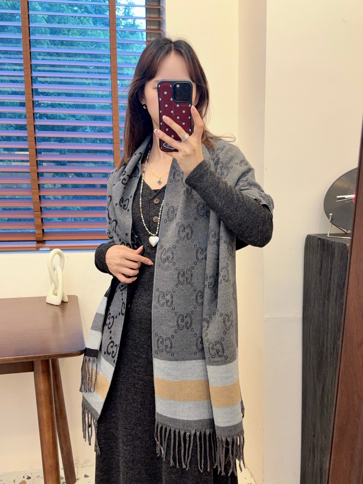 GEM108 designer head scarf womens wool scarf cashmere thick shawl Women's long winter wool cashmere shawl Headscarf fringe fashion new style 65*180cm