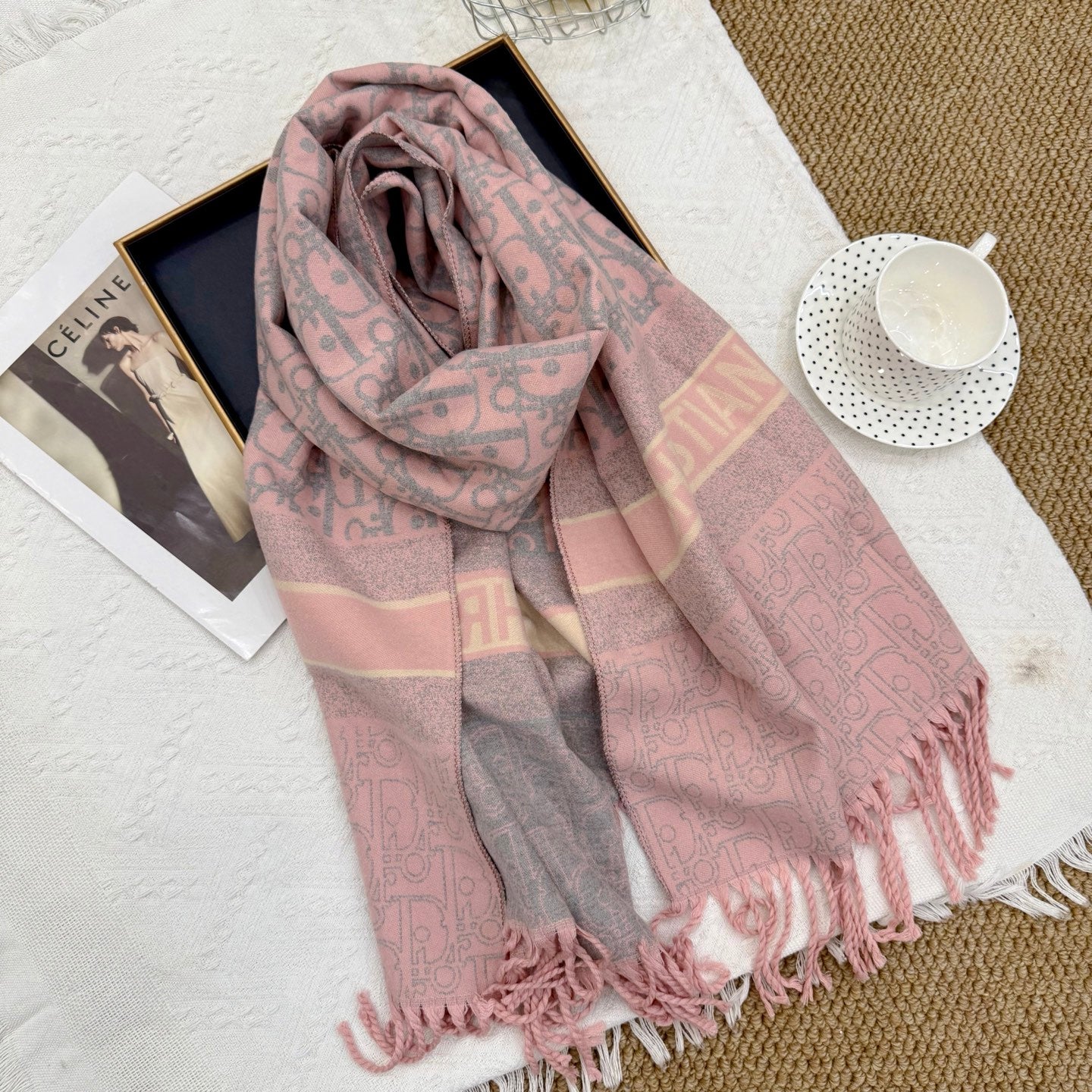 DEM233 Classic Plaid Luxury Designer Scarf 100% Cashmere Tassel Designers Scarves Scarfs Shawl Sciarpa For Winter Womens and Mens 65*180cm