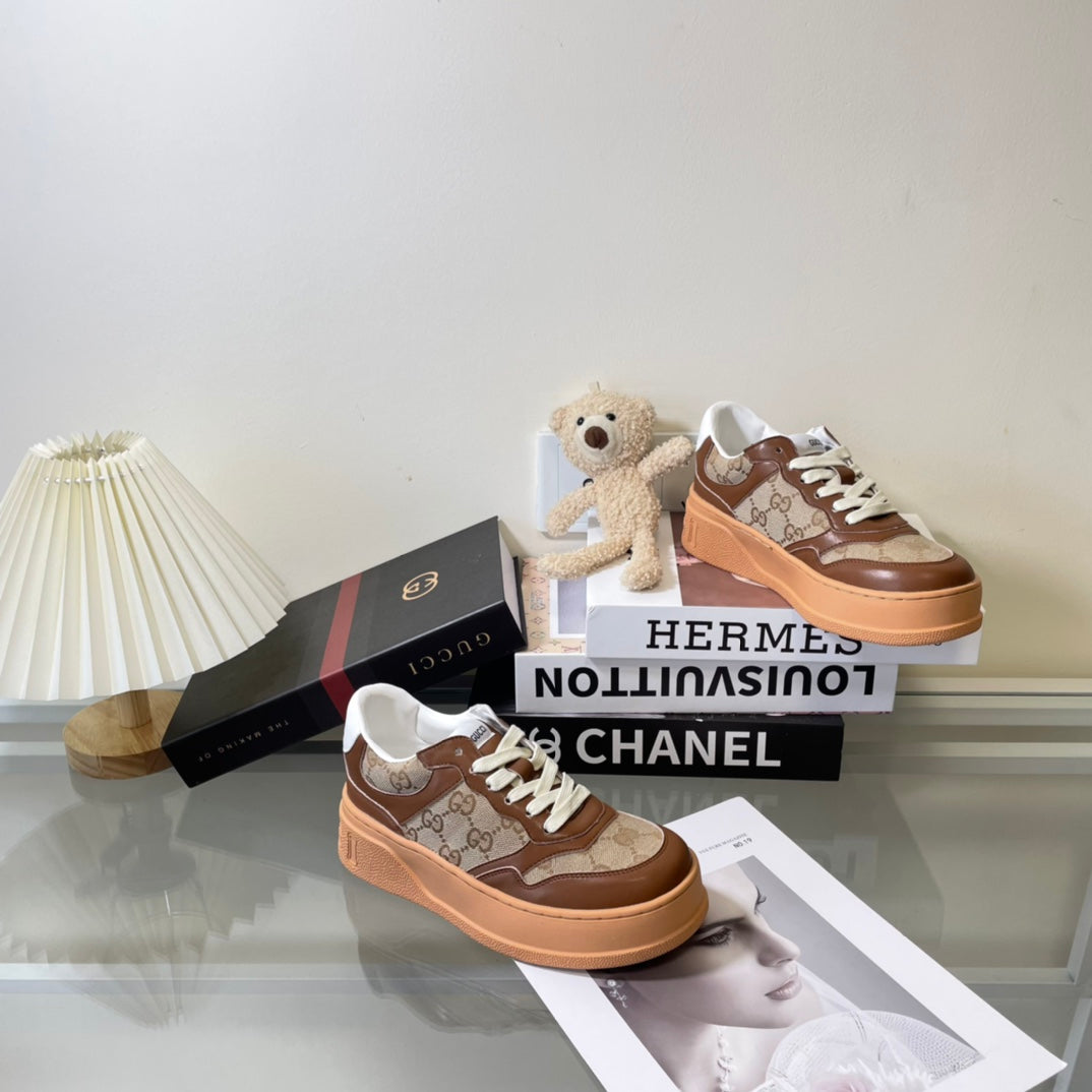 GEM57 classic fashion brown color shose for woman lover shose color beautiful gift to choose