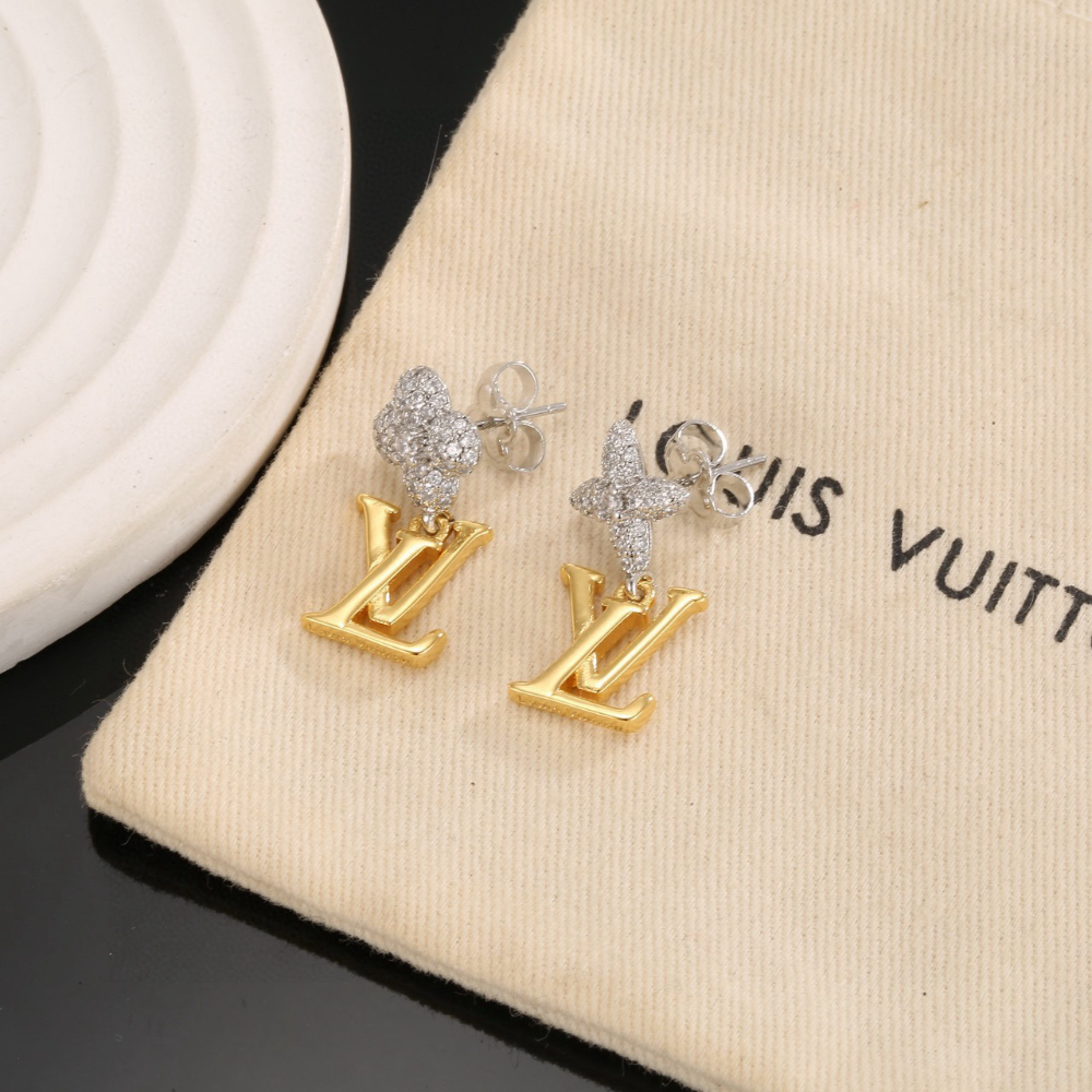 LEM478 New Arrive Silver and Gold Color Earring Fashion Design Earring Charm for Women Jewelry
