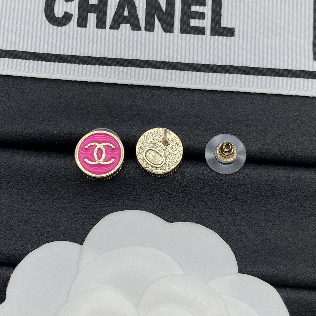 CEM216 New Arrive Fashion Hot Sale with Diamond Heart Earring for Woman Jewelry Black and Pink Color To Choose Gift