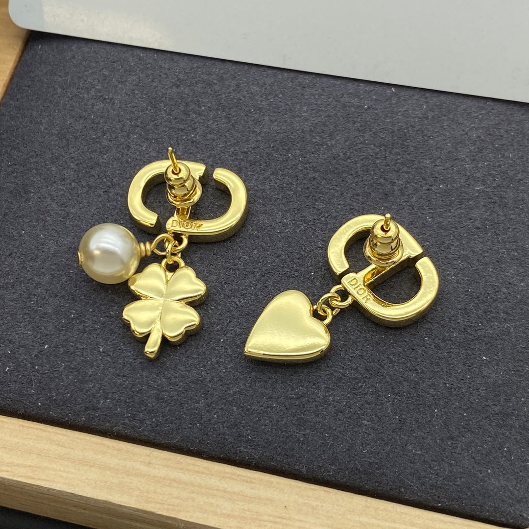 DEM273 New Arrive Fashion Hot Sale with Diamond Pearl Earring for Woman Jewelry To Choose