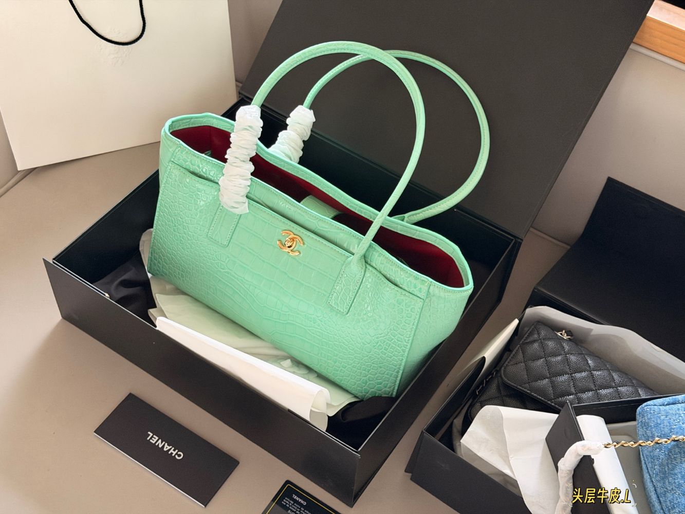 CEM290 New arrive fashion green bag for woman hands bag beautiful gift to choose gift 35*22cm