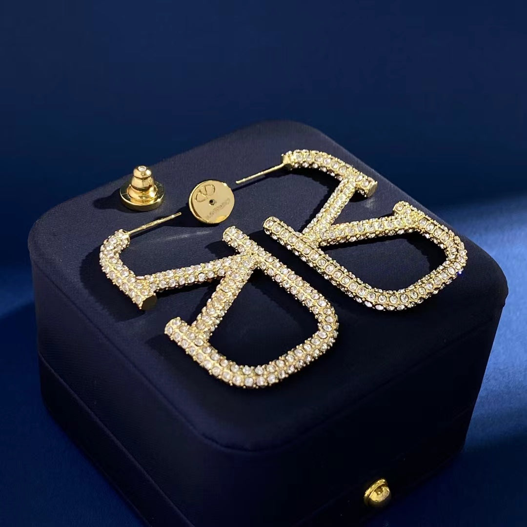 DEM189 New arrive Hot sale new arrive fashion gold color earring for woman jewelry gift to choose