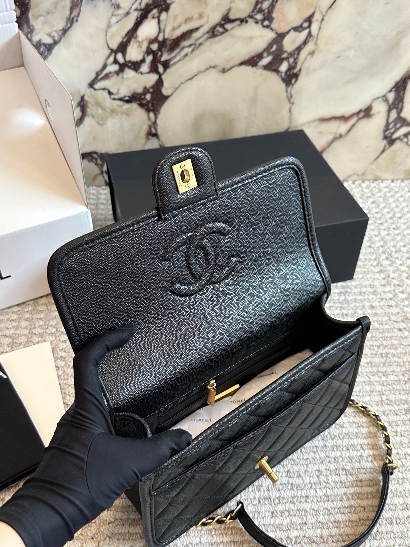 CEM239 New arrive fashion mini black bag for woman beautiful gift to choose gift 25*13cm