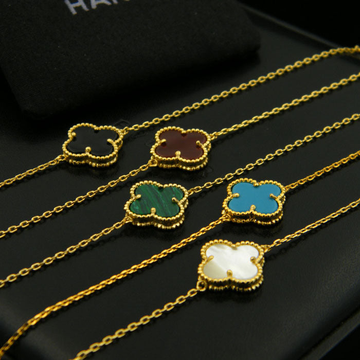 FY41 New Fashion Titanium steel colours black and white /red /green bracelets for Women Charm bangle Couples gift