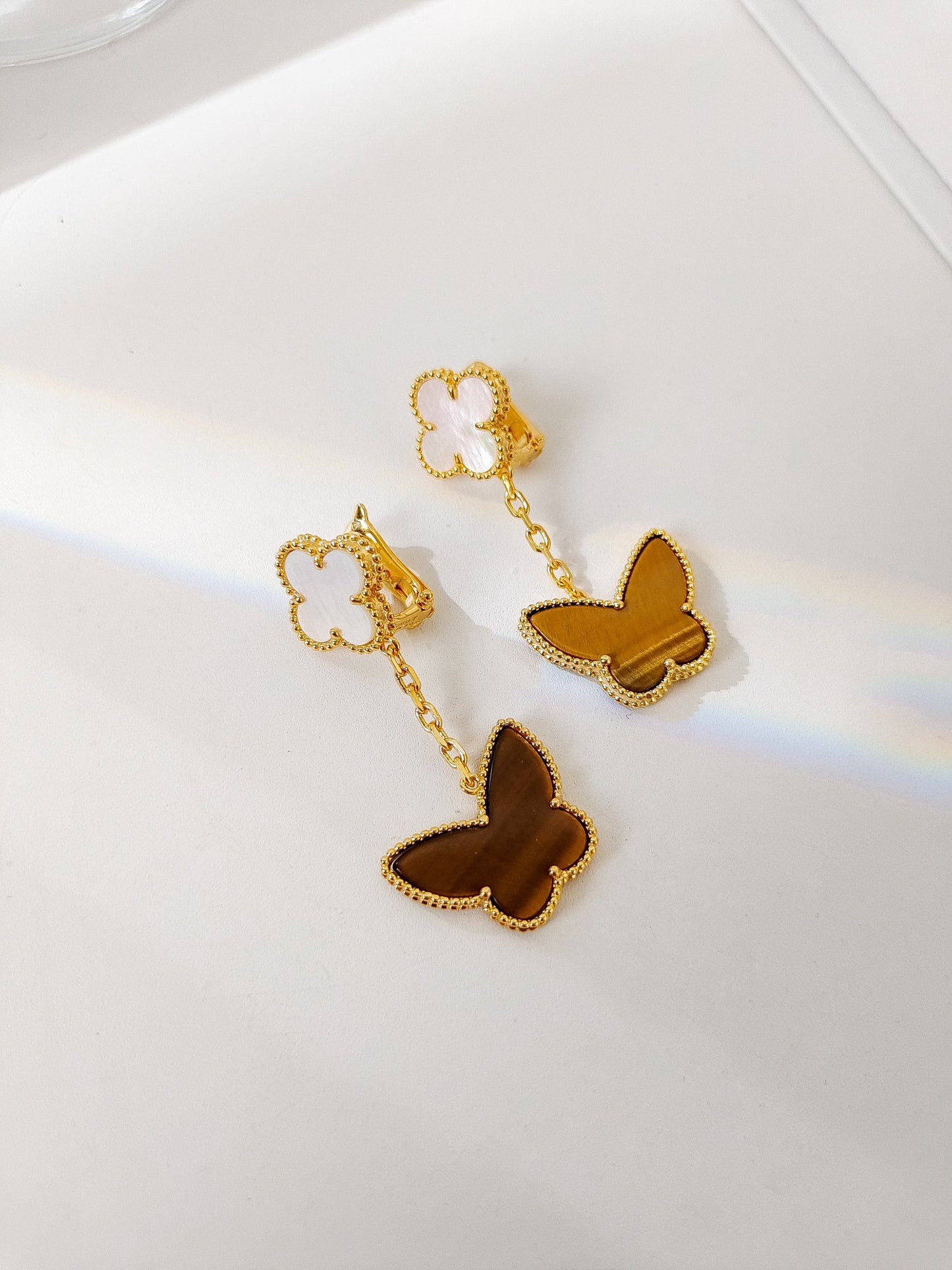 FY82 New arrive Fashion Design brown Stud Earring Charm For Women Gold Earrings Jewelry