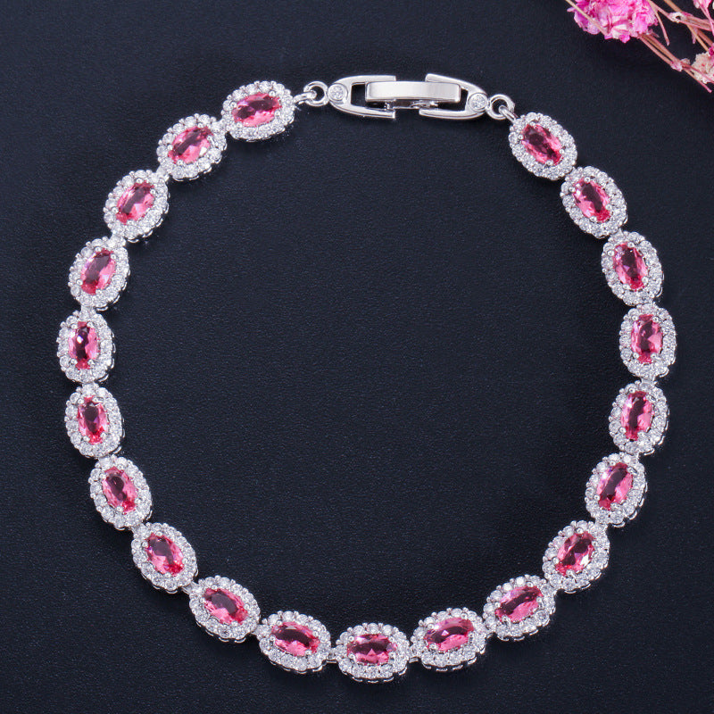 Lb38 New arrive Popular Fashion All-around Hand Ornaments Super Crystal, Beautiful Bracelet For Women Jewelry