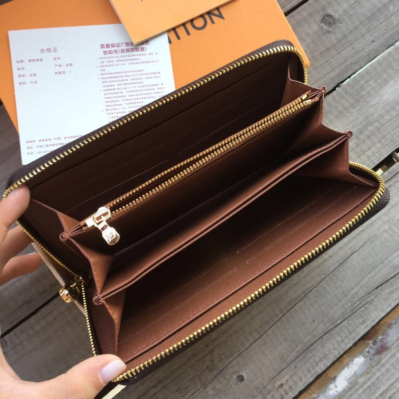LB82 Hot sale fashion Genuine Leather wallet for woman and men gift