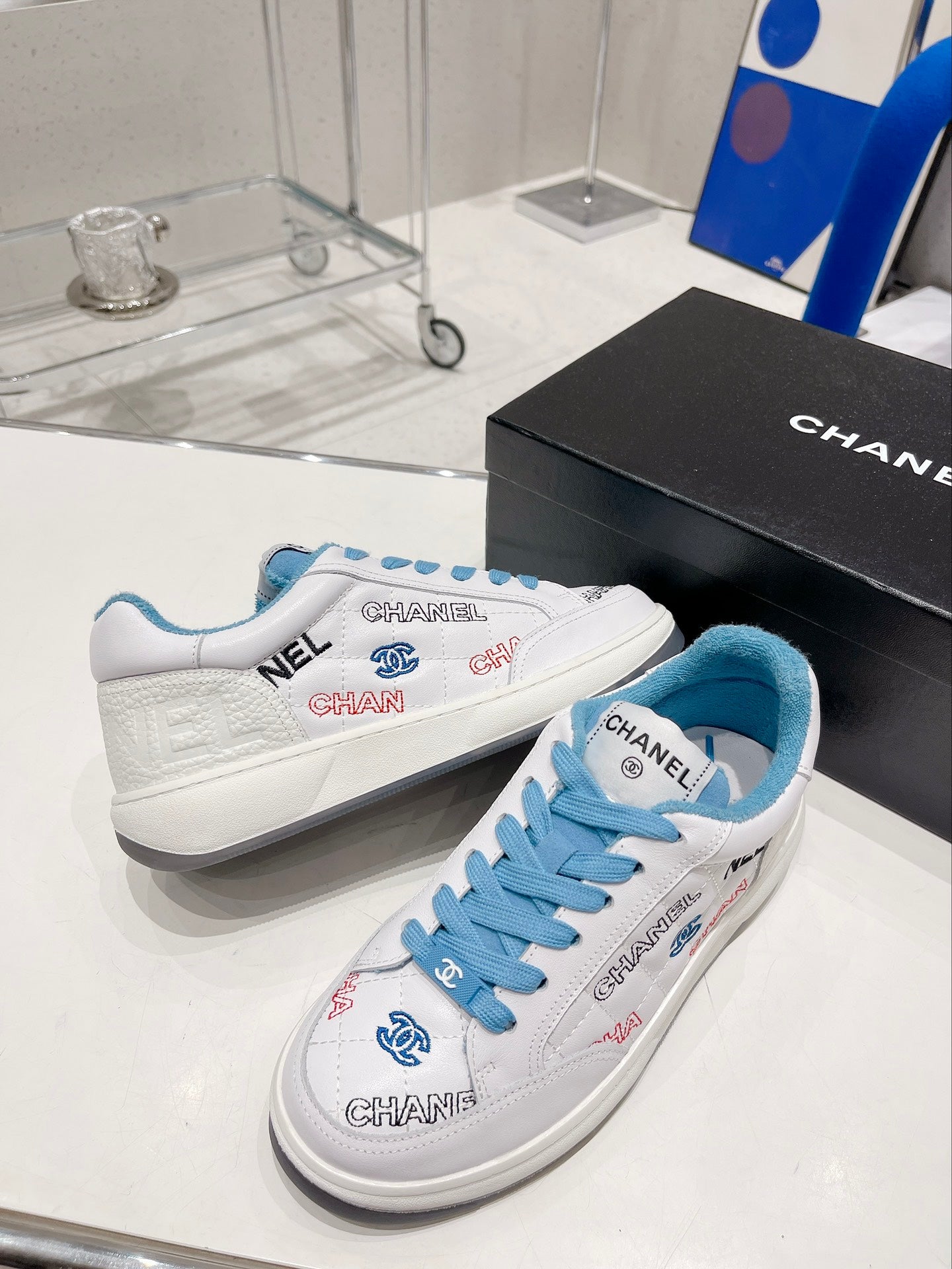 CEM67 New arrive fashion blue color sandal shose for woman beautiful gift to choose