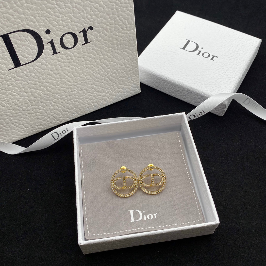 DEM43 New arrive fashion gold color earring for woman beautiful jewelry to choose gift