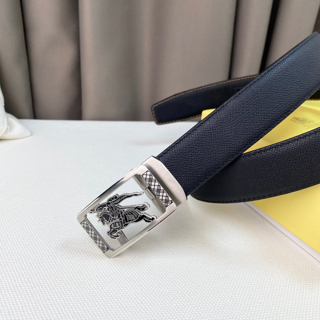 BUEM19 wide 3.5cm new arrive fashion gold and silver color belt waistband for Men gift to choose