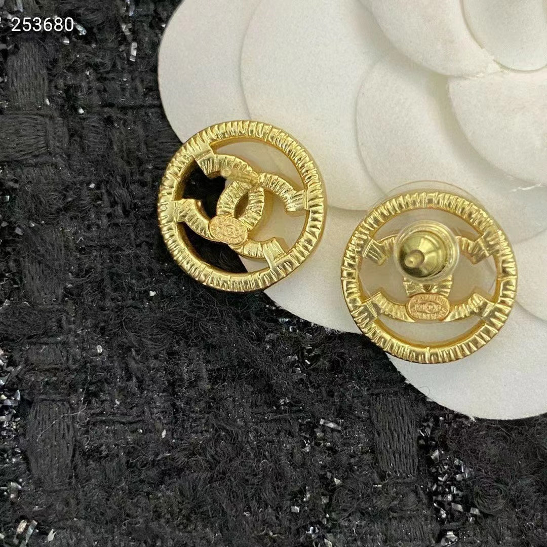 CET01 New arrive Fashion Design gold color earring For Women Jewelry