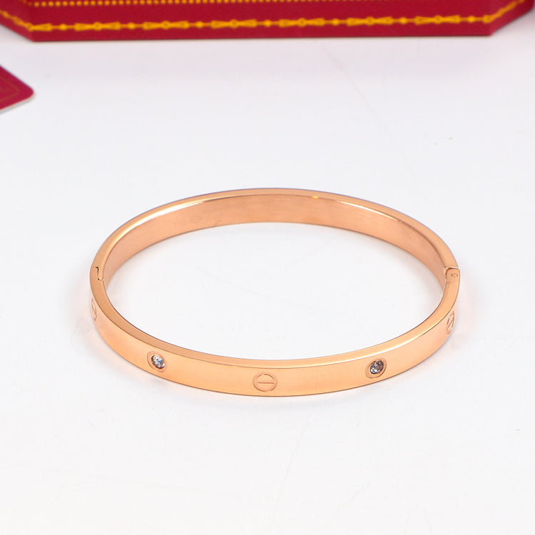CR203 Hot sale 316L Fashion Stainless Steel lover bracelet&bangle for woman gift