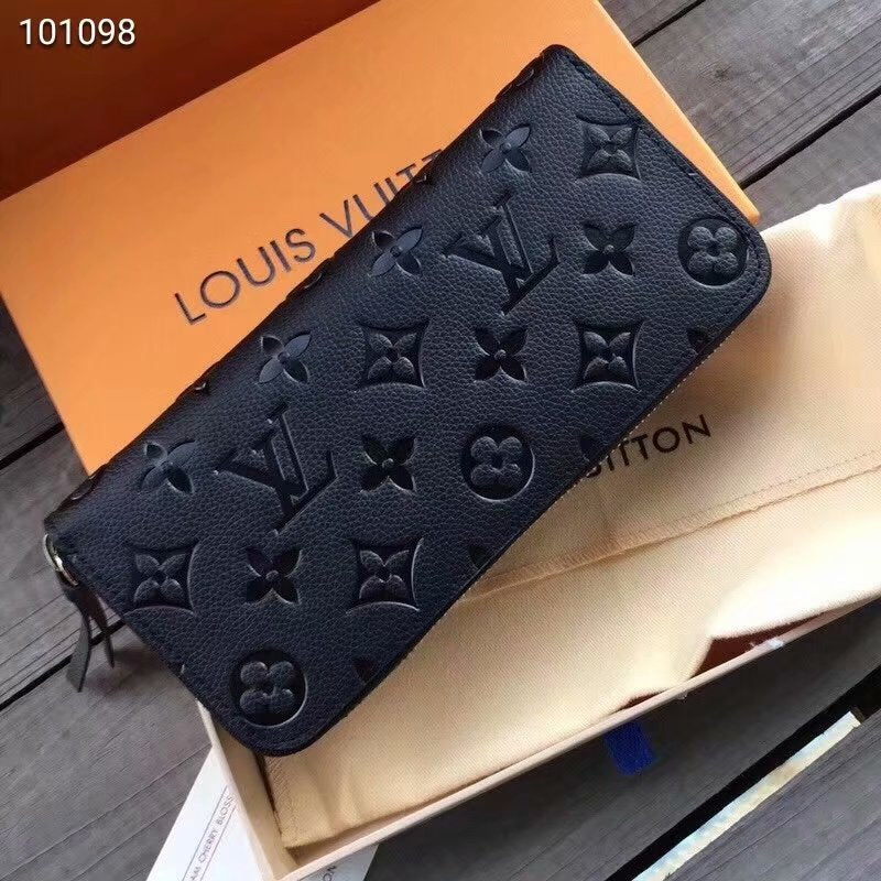 LW14 4 color Hot sale fashion Genuine Leather wallet for woman and men gift