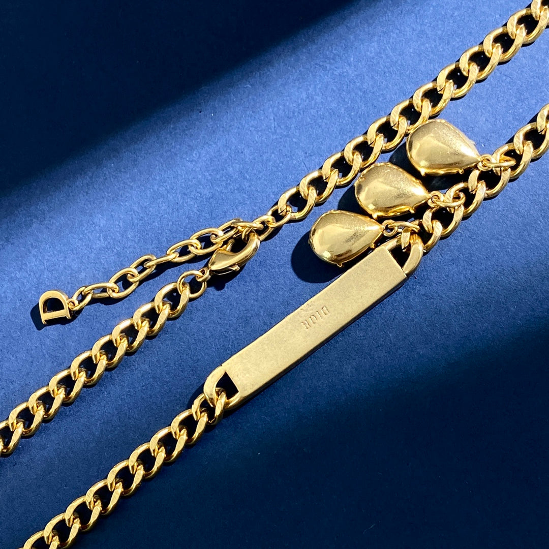 DEM99 New arrive Fashion Design gold color necklace Charm For Women Jewelry