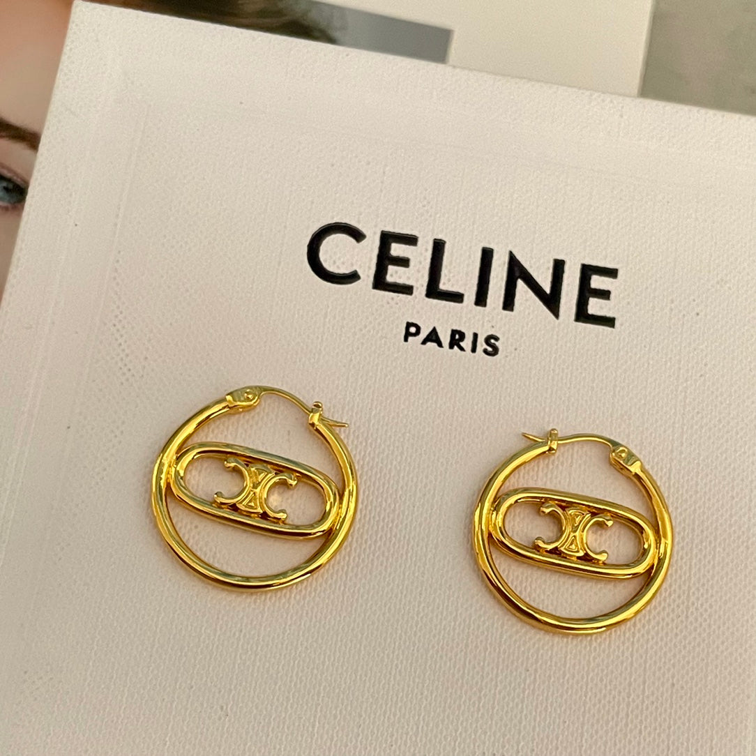 SLEM01 New arrive Fashion Design gold color earring For Women Jewelry