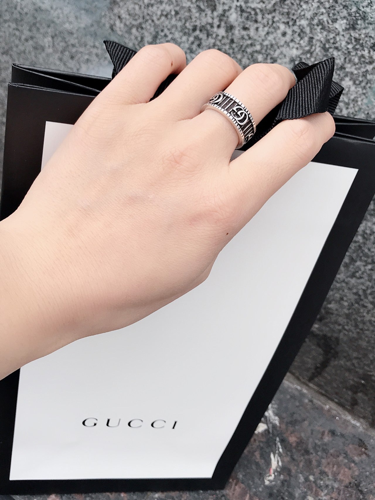 GEM17 Hot sale Fashion Stainless Steel Wedding silver Rings Bague Femme for woman gift