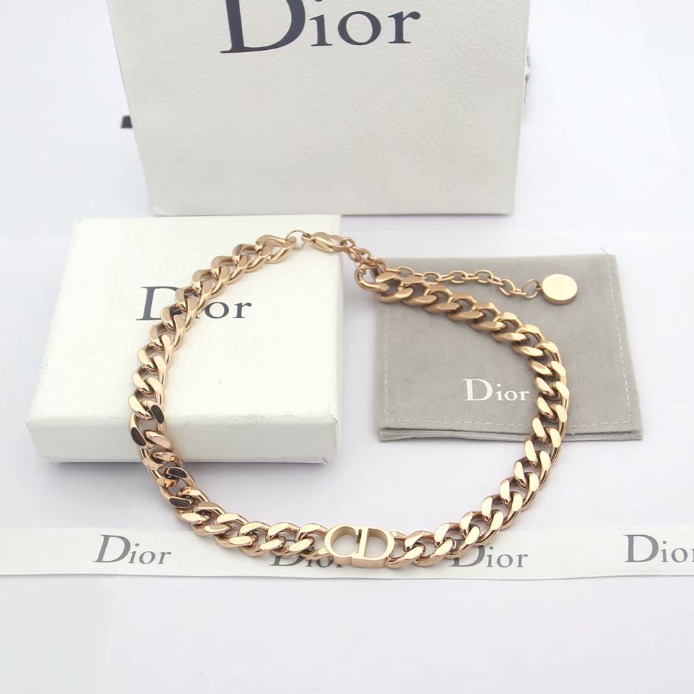 DN22 Titanium steel Hot sale fashion long necklace for woman Men size jewelry for woman gift