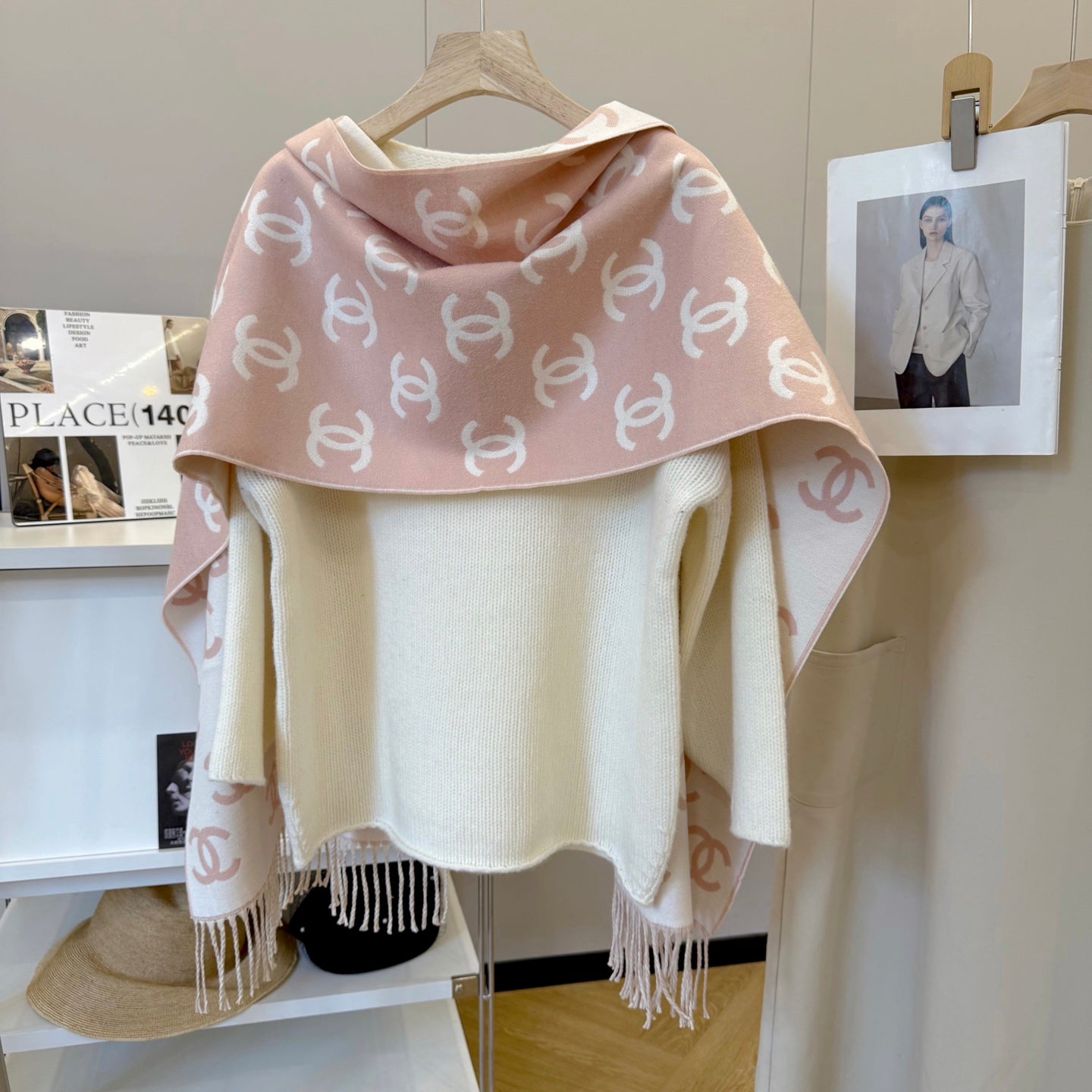 CEM174 Designer Scarf Winter Scarf pashmina for Designers warm Scarfs Fashion Classic Women imitate Cashmere Wool Long Shawl Wrap 45*180cm