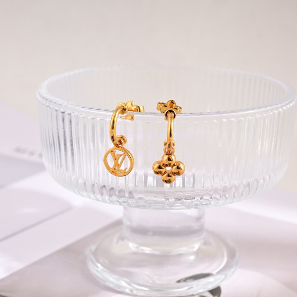 LEM391 New Arrive Fashion Gold Color Earring  for Woman Jewelry Beautiful Jewelry To Choose Gift No with Box