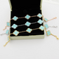 VAEM22 New trendy four-leaf collar chain bracelet personalized luxury high-end accessory available as a gift option