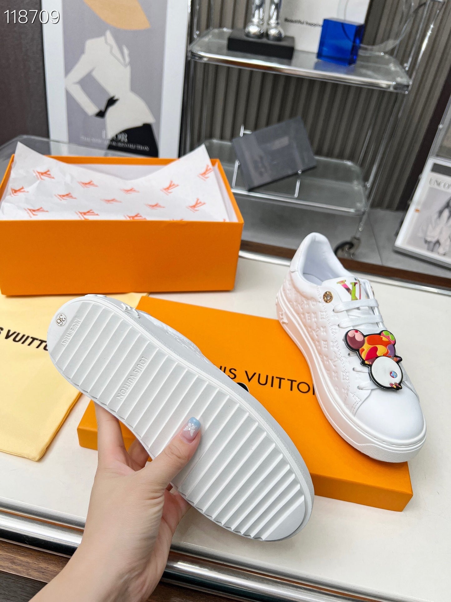 LEM377 Designer Shoes women Sneakers shoes for women white color Sneaker high quality size 35 to 42