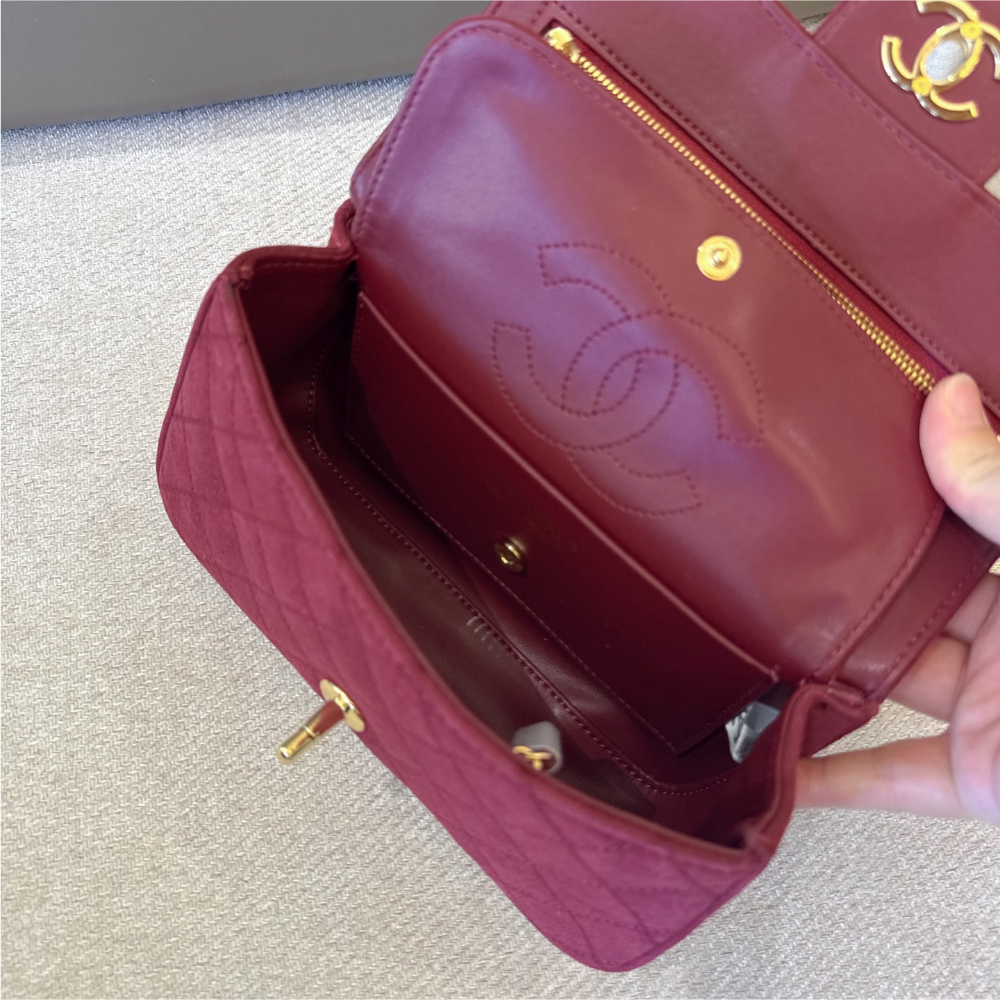 CEM505 New arrive fashion grey red khaki coffee green bag for woman hands bag beautiful gift to choose gift 20cm