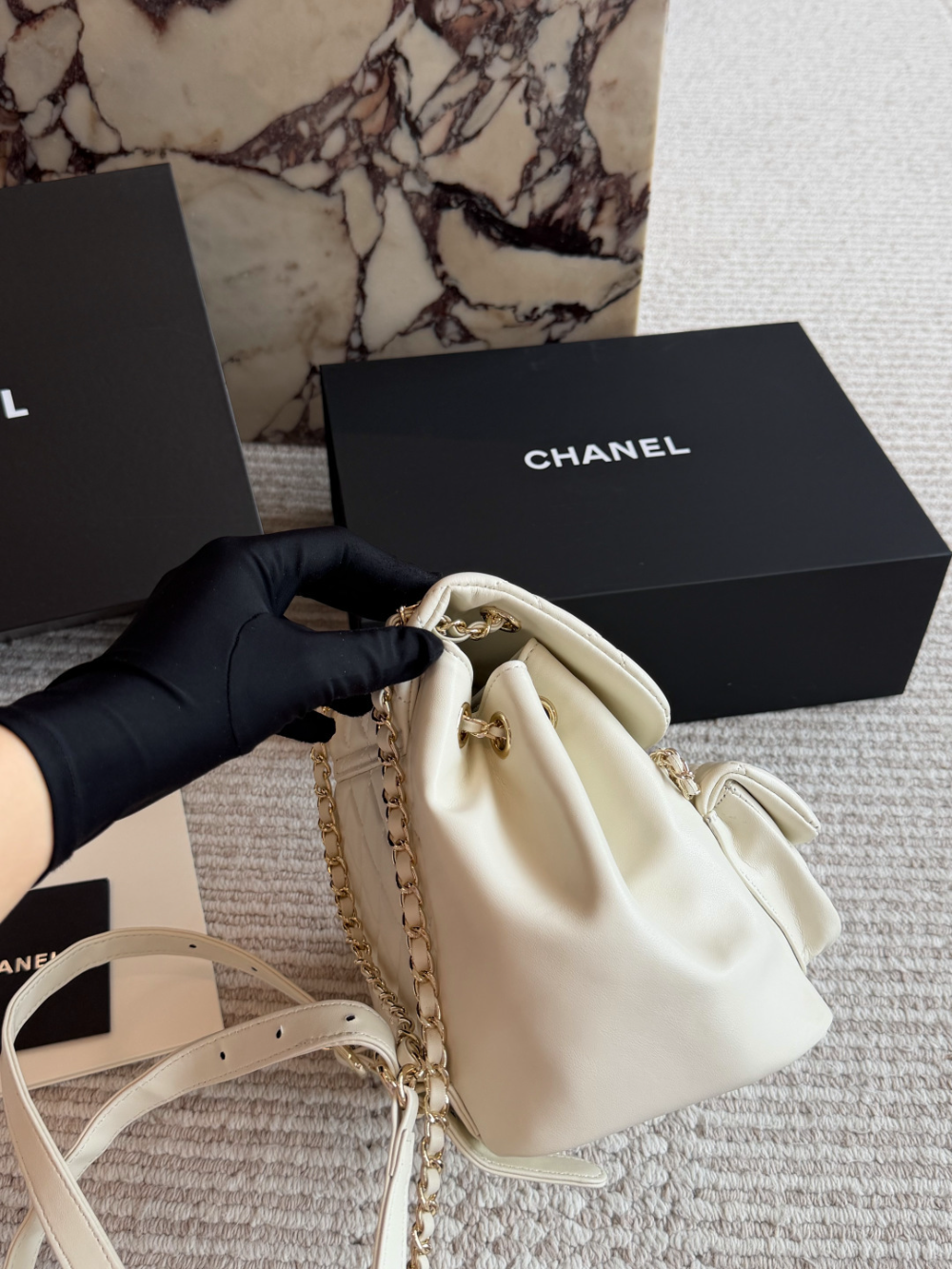 CEM300 New arrive fashion black white blue pink color bag for woman beautiful gift to choose gift 18*20cm
