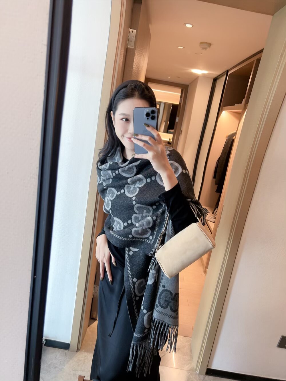 GEM114 Cashmere knitted scarf Women Man Designer Scarf fashion brand Cashmere Scarves For Winter Womens and mens Long Wraps Size  60*200cm