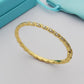 TEM45New arrive fashion gold silver rose color bracelets for woman beautiful jewelry to choose gift